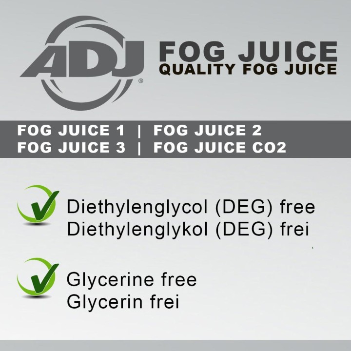 American Dj - Fog juice 2 medium -  1 Liter - Líquid de Fum | Z-Bombilla