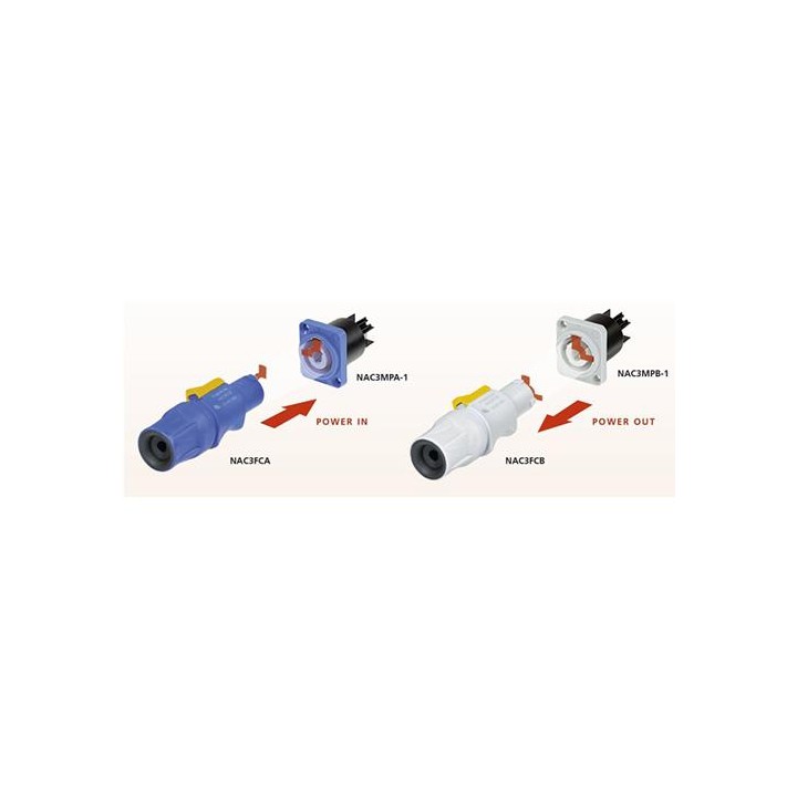 Neutrik - NAC3MPB-1 - Conector Powercon | Z-Bombilla