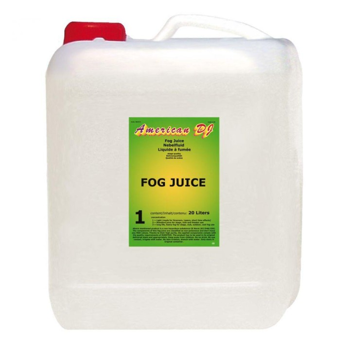 American Dj - Fog juice 1 light 20 Liter - Fumaça Líquida | Z-Bombilla