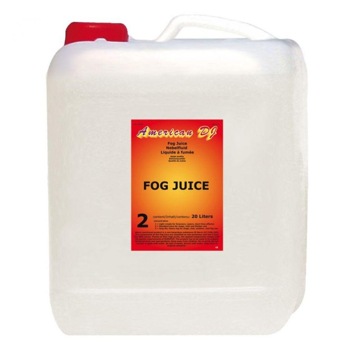 American Dj - Fog juice 2 medium 20 Liter - Fumaça Líquida | Z-Bombilla