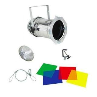 Showtec - Combo Pack Par 64 Plateado - Foco PAR-64 | Z-Bombilla