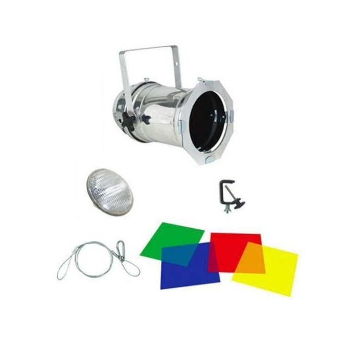 Showtec - Combo Pack Par 64 Plateado - Foco PAR-64 | Z-Bombilla