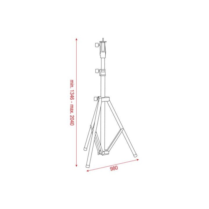 Showtec - Showtec Followspot stand - Trípode Elevació Manual | Z-Bombilla