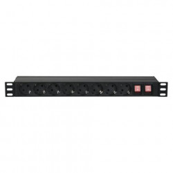 Showtec - Showtec 19" 1U Main Power Strip 16 1