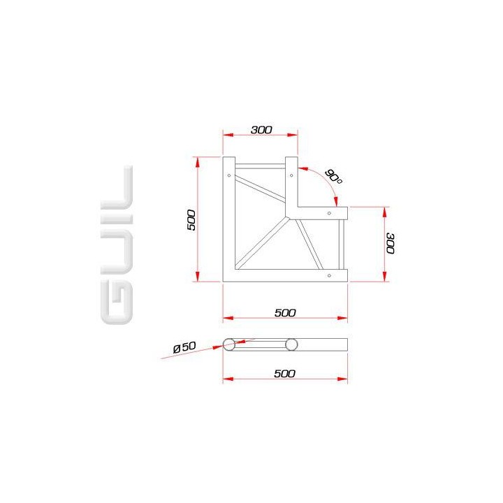 Guil - TP300-A/P  - Truss Alumini Paral·lel | Z-Bombilla