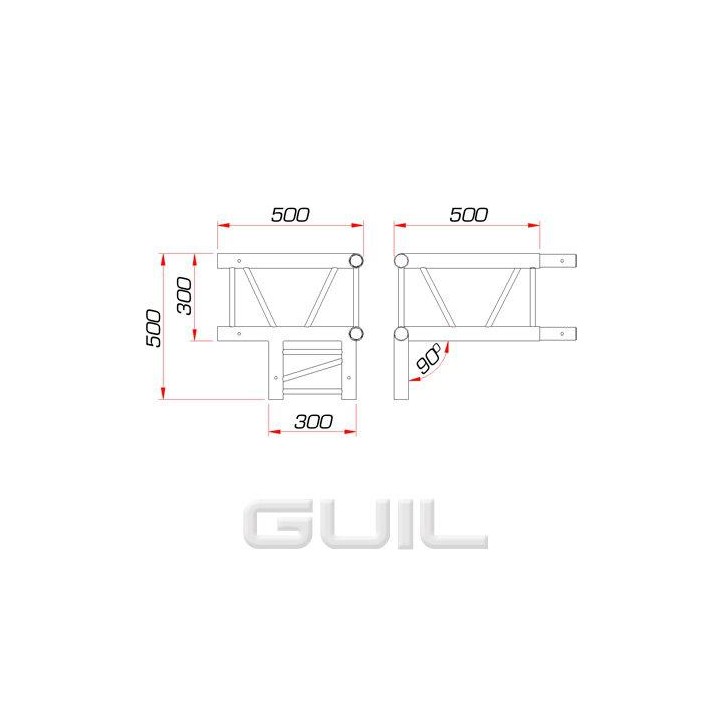 Guil - TP300-B/I  - Aluminum Truss Parallel | Z-Bombilla