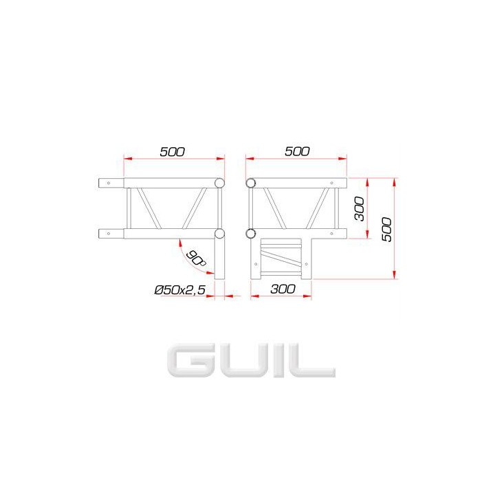 Guil - TP300-B/D - Aluminum Truss Parallel | Z-Bombilla