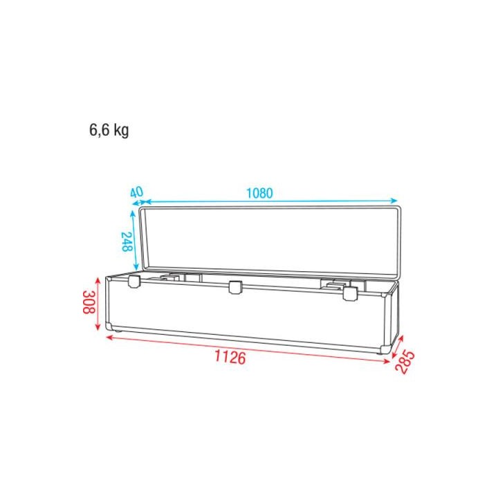 Dap Audio - DAP-Audio Case 4xLEDBarValueLine - Light Rack | Z-Bombilla