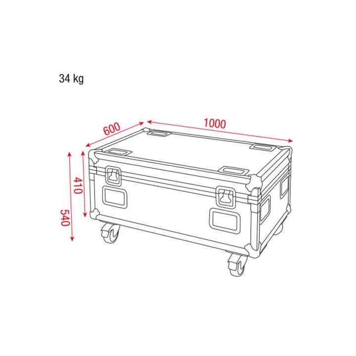 Dap Audio - DAP-Audio Case for 4x Helix 4000 - Rack tipus Bagul | Z-Bombilla