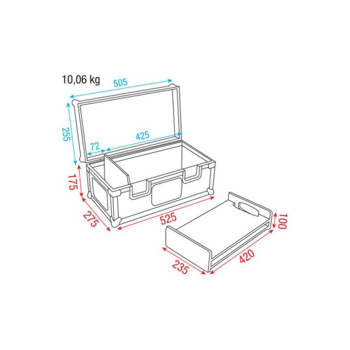 Dap Audio - DAP-Audio Conical Adapter Case I - Diversos Racks | Z-Bombilla