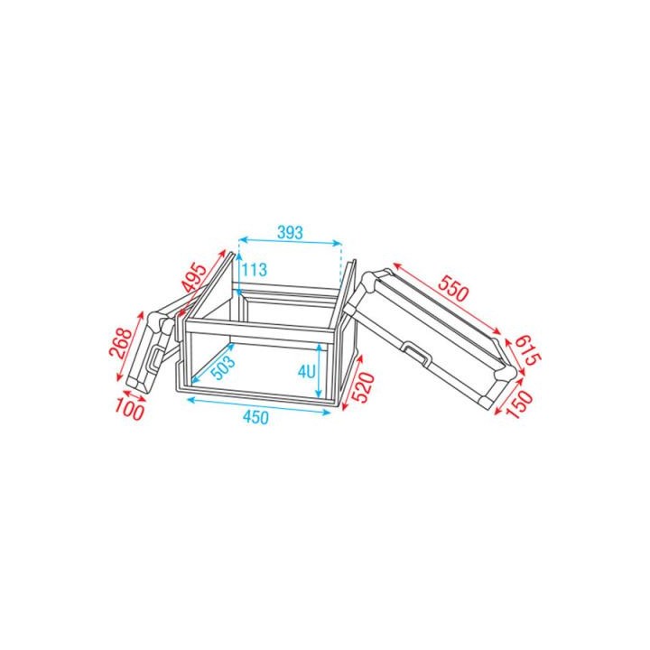 Dap Audio - DAP-Audio Combi Case - Rack tipus Bagul | Z-Bombilla