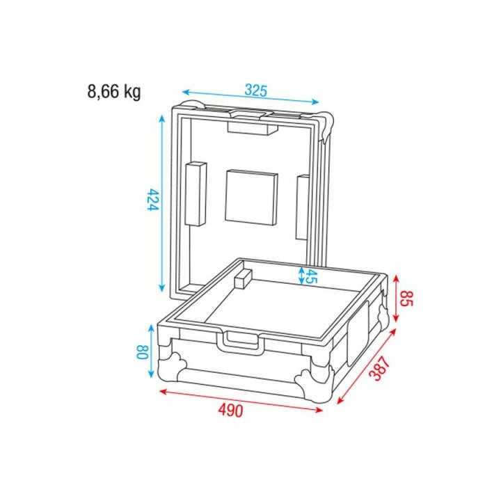 Dap Audio - DAPAudioCasePioneer/Technicmixer - Caixa para Controlador DJ | Z-Bombilla
