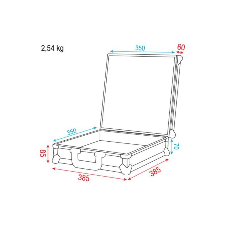 Dap Audio - DAP-Audio Case ER1193Wirelessmic - Plusieurs Rack | Z-Bombilla