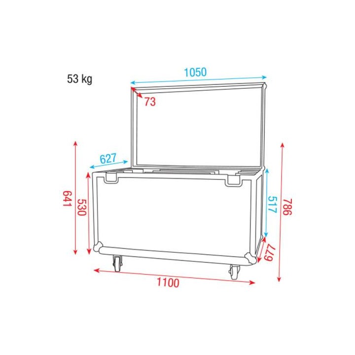 Dap Audio - DAP-Audio Case8x Sunstrip Active - Plusieurs Rack | Z-Bombilla