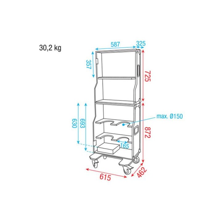 Dap Audio - DAP-Audio Emergency Case - Plusieurs Rack | Z-Bombilla
