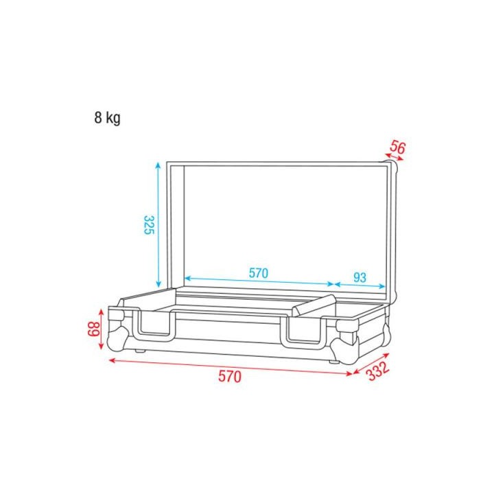 Dap Audio - DAP-Audio Conical AdapterCaseIII - Diversos Racks | Z-Bombilla