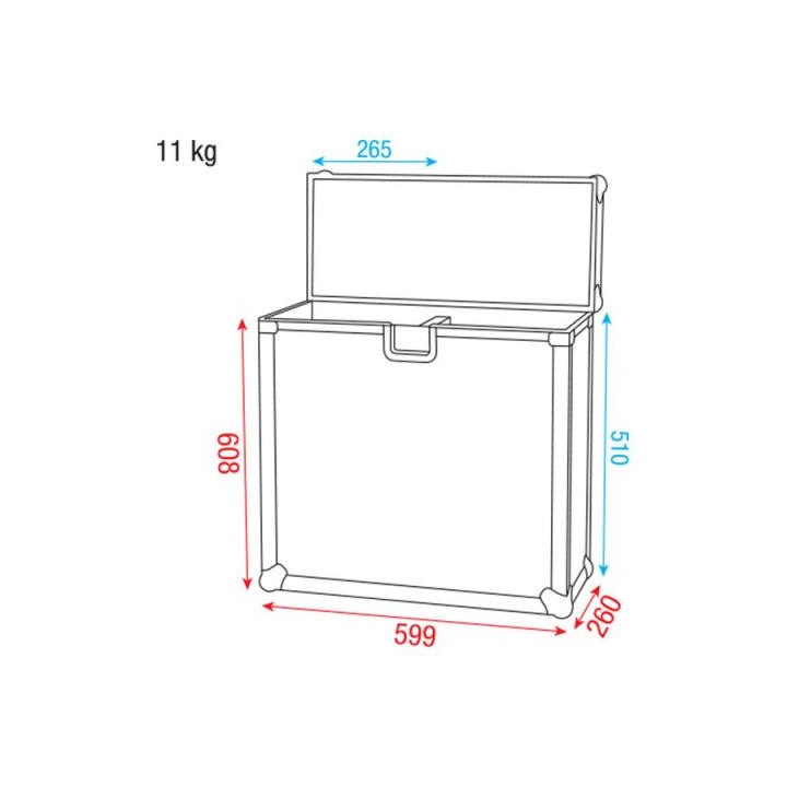 Dap Audio - DAP-Audio Case for 2x Scanner - Caisa digite Baul | Z-Bombilla