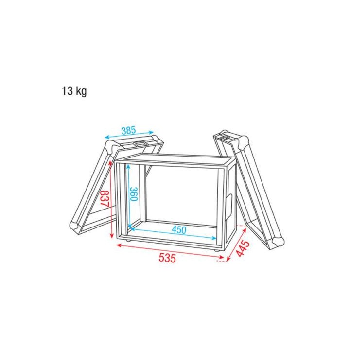 Dap Audio - DAP-Audio Compact Effectcase - Plusieurs Rack | Z-Bombilla
