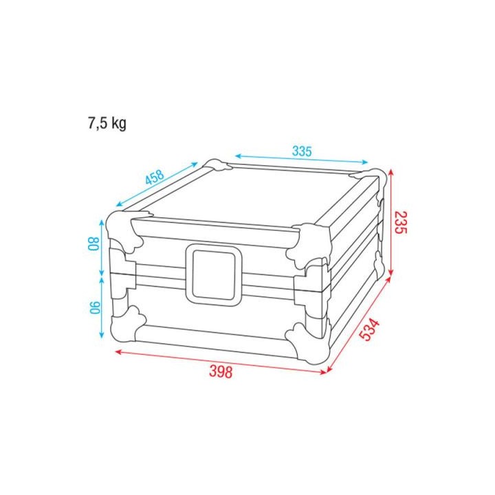 Dap Audio - DAP-Audio Case Pioneer DJM-mixer - Caixa para Controlador DJ | Z-Bombilla