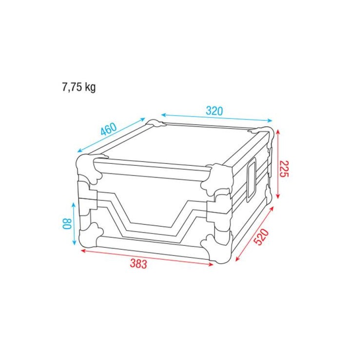 Dap Audio - DAP-Audio Case PioneerCDJ-player - Digital DJ Case | Z-Bombilla