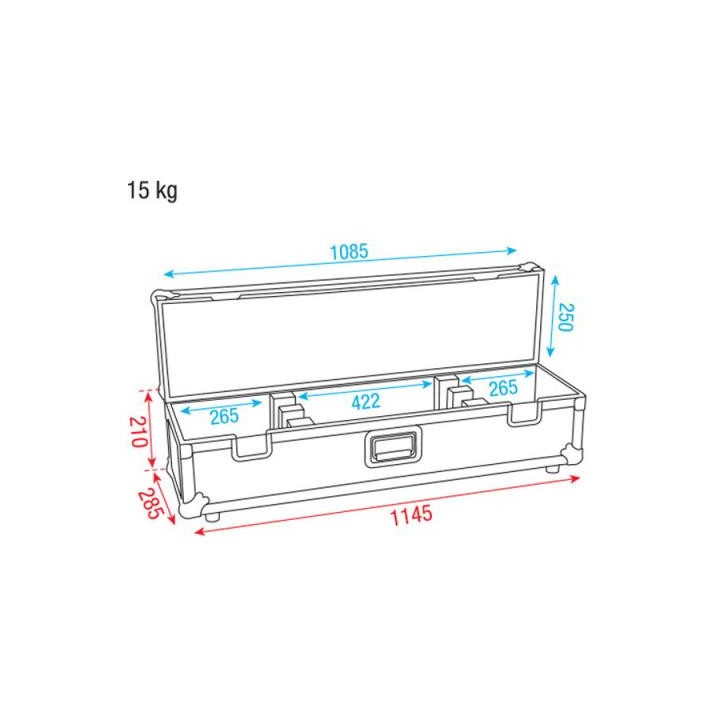 Dap Audio - DAP-Audio LED Bar Case - Caisa digite Baul | Z-Bombilla