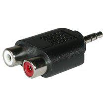 Z-B - Minijack Stereo - 2 RCA - Adaptador de Audio Economic