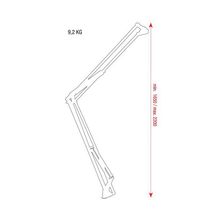 Dap Audio - D8110 - Desk Microphone Stand | Z-Bombilla