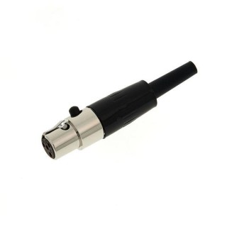 Shure - Conector TA4F - Conector Mini Canon (XLR) | Z-Bombilla