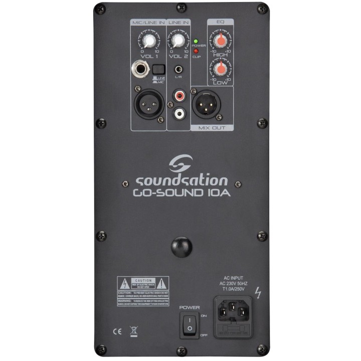 Sound Sation - GO-SOUND 10A - ACTIU 10" - Altaveus Autoamplificats - Altaveus professionals | Z-Bombilla