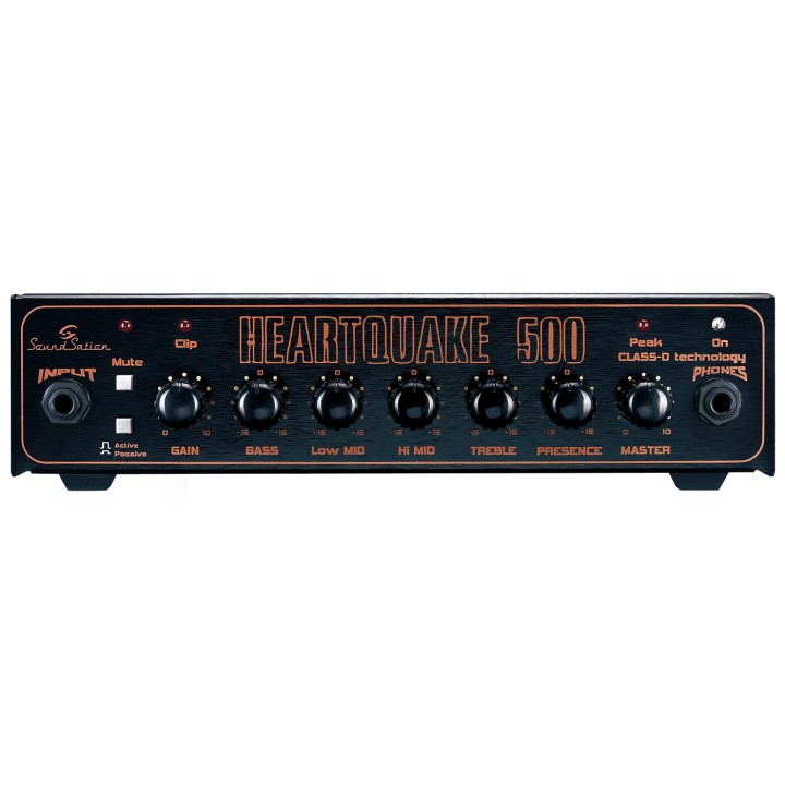 Sound Sation - HEARTQUAKE-500 - Baixo Amplificador - Head bass | Z-Bombilla