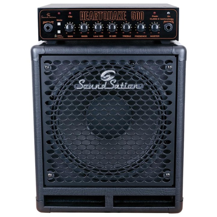 Sound Sation - HEARTQUAKE-500 - Baixo Amplificador - Head bass | Z-Bombilla