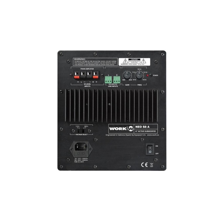 Work - NEO S8 A BLACK - autoalimentato | Z-Bombilla