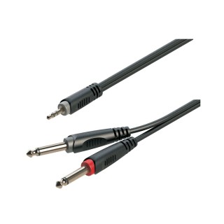 Sound Sation - SJJJ-15BK - Cable d'Àudio - Jack - RCA | Z-Bombilla