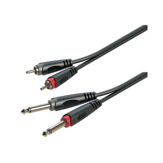 Sound Sation - JJRR-15BK - Cable d'Àudio - Jack - RCA | Z-Bombilla