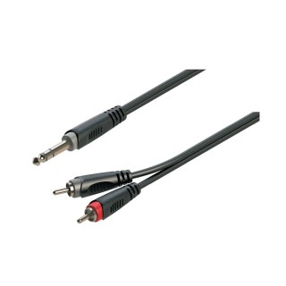 Sound Sation - JRR-30BK - Cable d'Àudio - Jack - RCA | Z-Bombilla