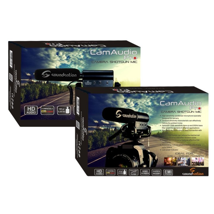 Sound Sation - CamAudioPRO - Microfono a Condensatore | Z-Bombilla