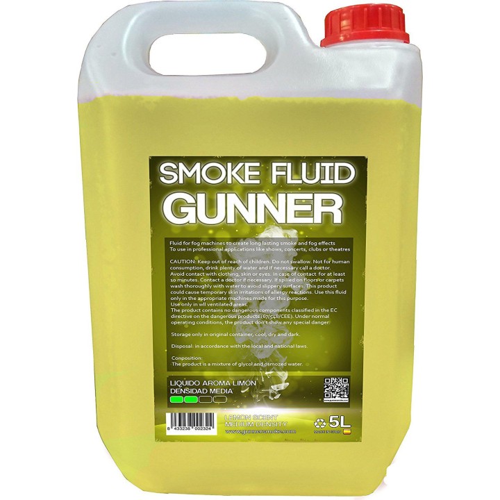 Gunner Smoke - Limon 5L Densidad Media - Líquido de Humo | Z-Bombilla