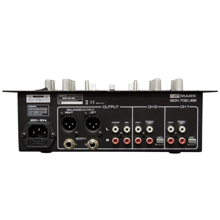 Mark - SION 702 USB - Mesa de Mistura | Z-Bombilla