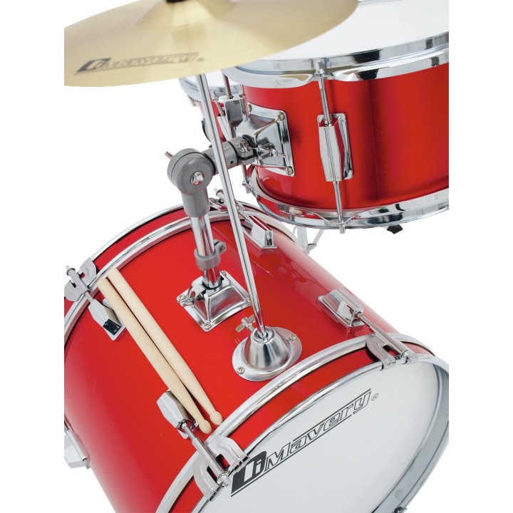 Dimavery - JDS-203 Kids Drum Set, red - Crianças Baterias | Z-Bombilla