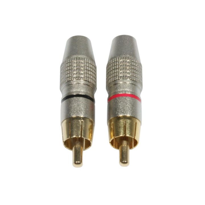 Accu-cable - AC-C-RMG/SET RCA Cinch plug male gold - Conector RCA | Z-Bombilla