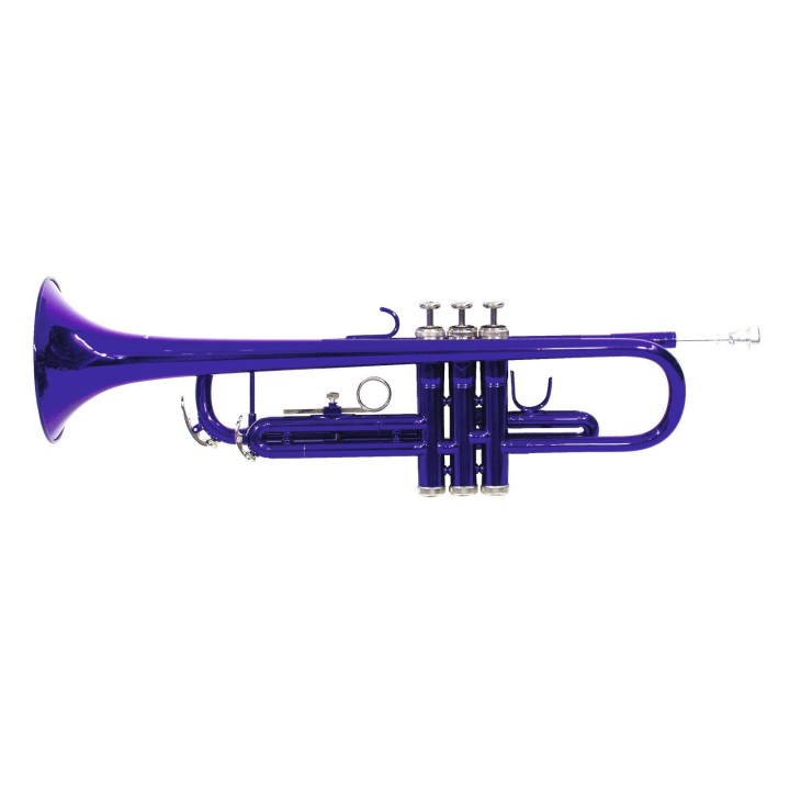 Dimavery - TP-10 Bb Trumpet, blue - Trombeta | Z-Bombilla