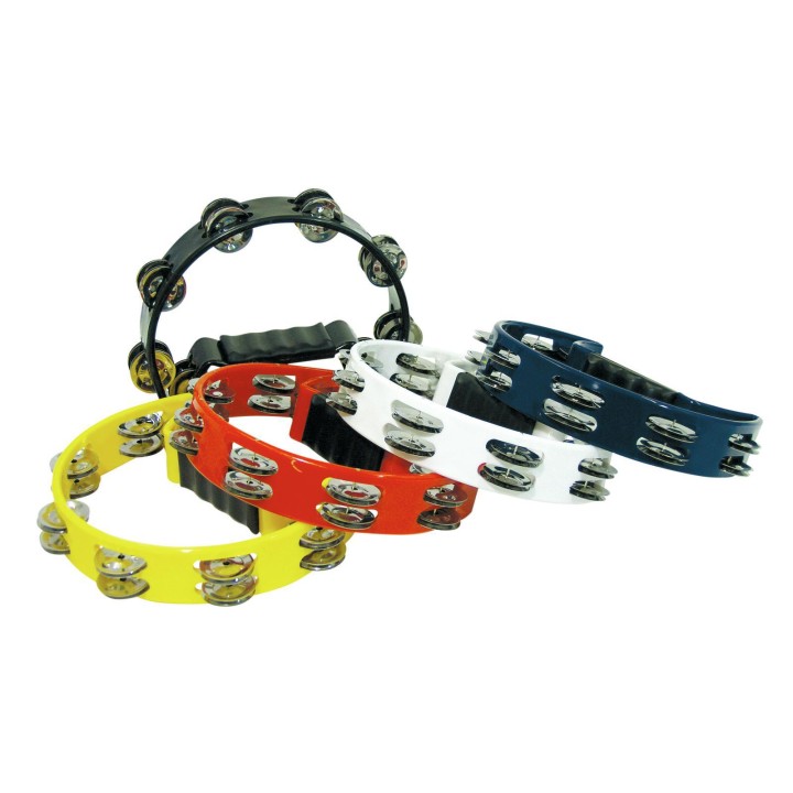 Dimavery - TN-2 Tambourine plastic, red - Percussione | Z-Bombilla