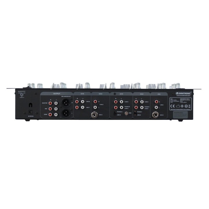 Omnitronic - EMX-5 5-Channel Club Mixer - Mesclador per DJ | Z-Bombilla