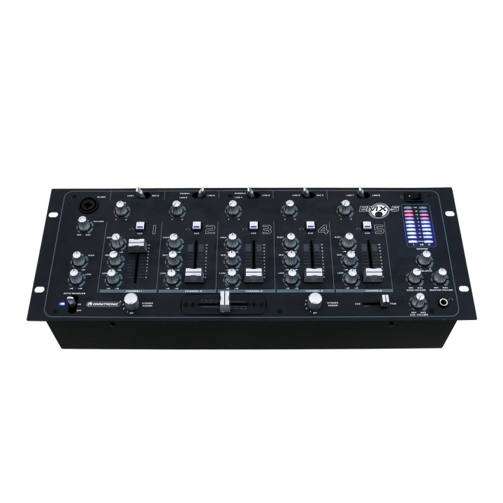 Omnitronic - EMX-5 5-Channel Club Mixer - Mesclador per DJ | Z-Bombilla