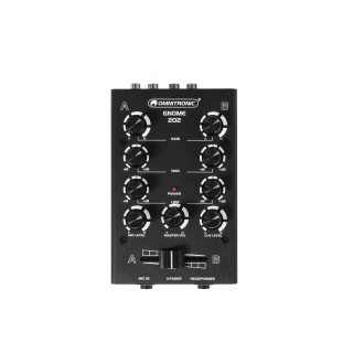 Omnitronic - GNOME-202 Mini Mixer black - Mesa de Mistura | Z-Bombilla