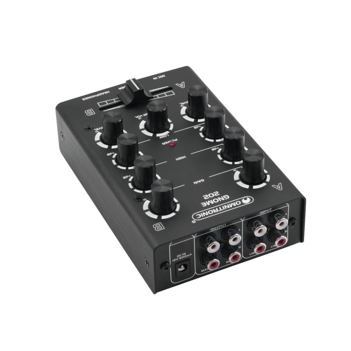 Omnitronic - GNOME-202 Mini Mixer black - DJ Mixer | Z-Bombilla