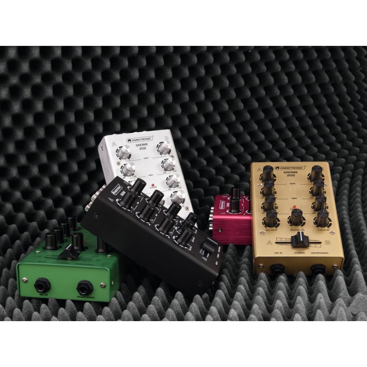 Omnitronic - GNOME-202 Mini Mixer black - DJ Mixer | Z-Bombilla