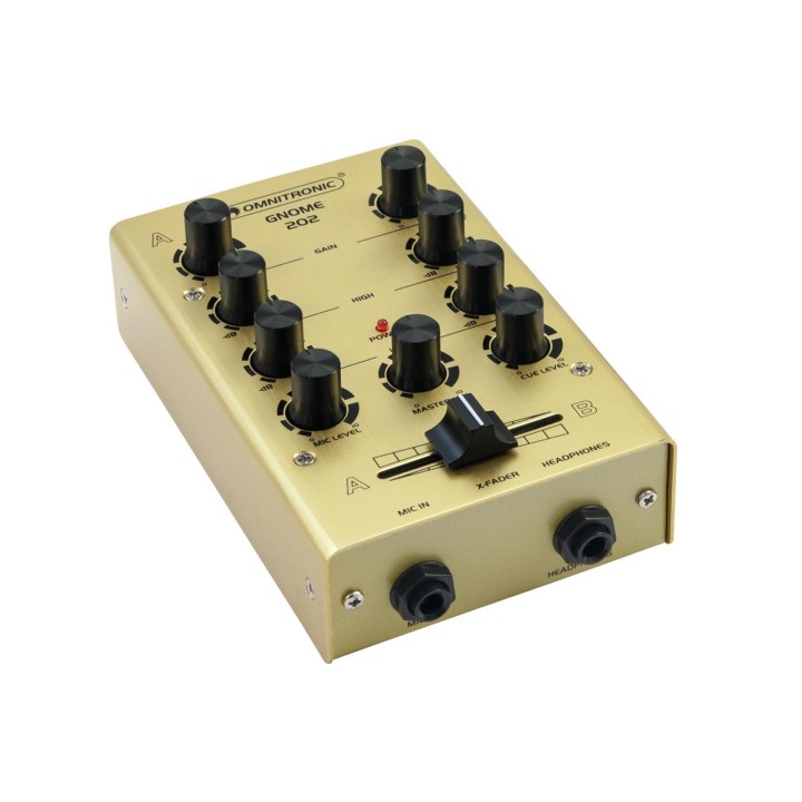 Omnitronic - GNOME-202 Mini Mixer gold - Mesa de Mistura | Z-Bombilla