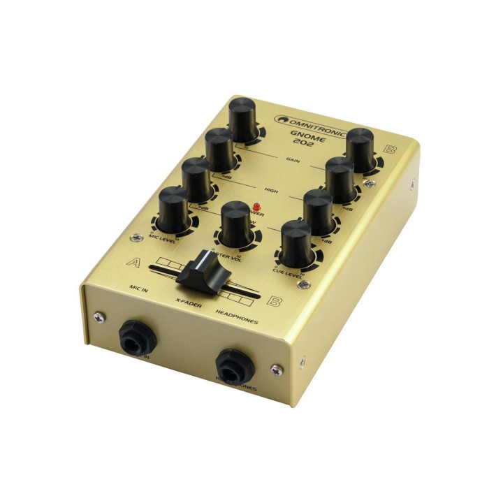 Omnitronic - GNOME-202 Mini Mixer gold - Mesa de Mistura | Z-Bombilla