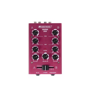 Omnitronic - GNOME-202 Mini Mixer red - Mesa de Mistura | Z-Bombilla